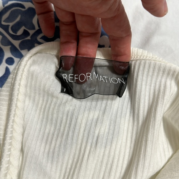 REFORMATION Ribbed Halter Top - Picture 4 of 5